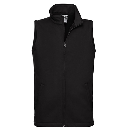 Bezrekawnik Meski Softshell Wodoodporny Z041M - Black