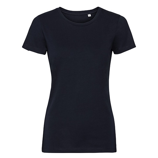 T-shirt Damski Slim Fit Bawelna Organiczna Z108F - French Navy