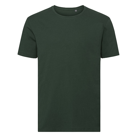 T-shirt Męski Slim Bawełna Organiczna Z108M - Bottle Green