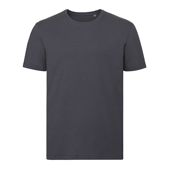 T-shirt Meski Slim Bawelna Organiczna Z108M - Convoy Grey (Solid)