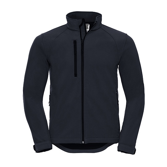 Kurtka Meska Klasyczna Softshell Wiatroszczelna Z140 - French Navy