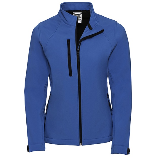 Kurtka Damska Softshell Slim Wodoodporna Z140F - Azure Blue