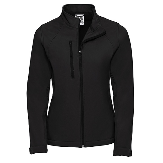 Kurtka Damska Softshell Slim Wodoodporna Z140F - Black