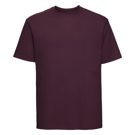 T-shirt Klasyczny Bawełniany Z180 - Burgundy
