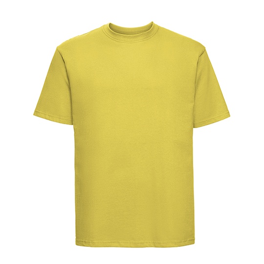 T-shirt Klasyczny Bawelniany Z180 - Yellow