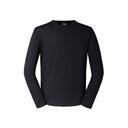 T-shirt Męski Klasyczny Długi Rękaw Bawełniany Z180L - Black