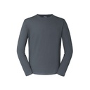 T-shirt Męski Klasyczny Długi Rękaw Bawełniany Z180L - Convoy Grey (Solid)