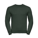 Bluza Slim Bawełniana Czesana Z262N - Bottle Green