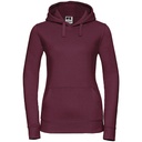 Bluza Damska Slim Czesana Bawełna Trojwarstwowa Z265F - Burgundy