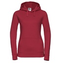 Bluza Damska Slim Czesana Bawełna Trojwarstwowa Z265F - Classic Red