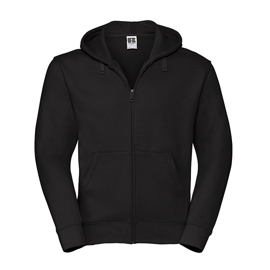 Bluza Slim Czesana Bawelna z Kapturem Z266 - Black