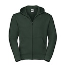 Bluza Slim Czesana Bawełna z Kapturem Z266 - Bottle Green
