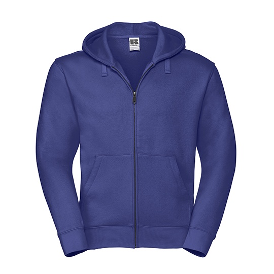 Bluza Slim Czesana Bawelna z Kapturem Z266 - Bright Royal