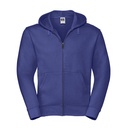 Bluza Slim Czesana Bawełna z Kapturem Z266 - Bright Royal