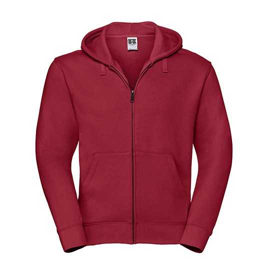 Bluza Slim Czesana Bawełna z Kapturem Z266 - Classic Red