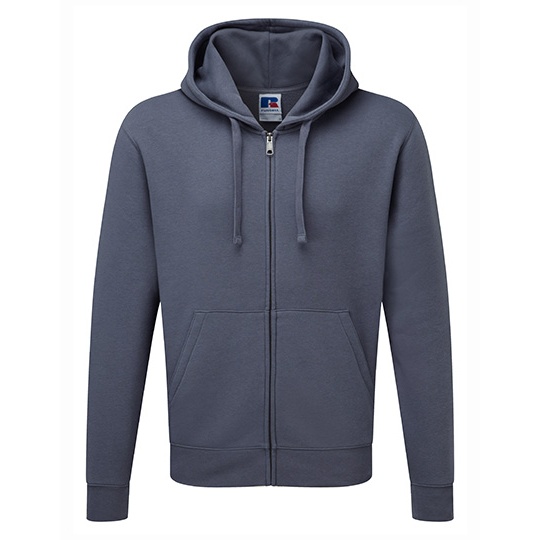 Bluza Slim Czesana Bawelna z Kapturem Z266 - Convoy Grey (Solid)