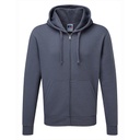 Bluza Slim Czesana Bawełna z Kapturem Z266 - Convoy Grey (Solid)