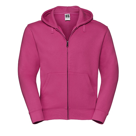 Bluza Slim Czesana Bawelna z Kapturem Z266 - Fuchsia