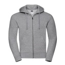 Bluza Slim Czesana Bawełna z Kapturem Z266 - Light Oxford (Heather)