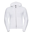 Bluza Slim Czesana Bawełna z Kapturem Z266 - White