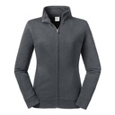 Bluza Damska Slim Bawełniana ze Stojka Z267F - Convoy Grey (Solid)