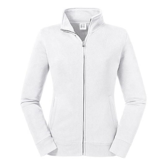 Bluza Damska Slim Bawelniana ze Stojka Z267F - White