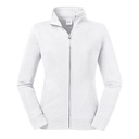 Bluza Damska Slim Bawełniana ze Stojka Z267F - White