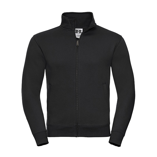Bluza Rozpinana Meska Czesana Bawelna Z267M - Black
