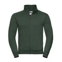 Bluza Rozpinana Męska Czesana Bawełna Z267M - Bottle Green