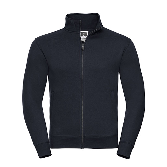 Bluza Rozpinana Meska Czesana Bawelna Z267M - French Navy