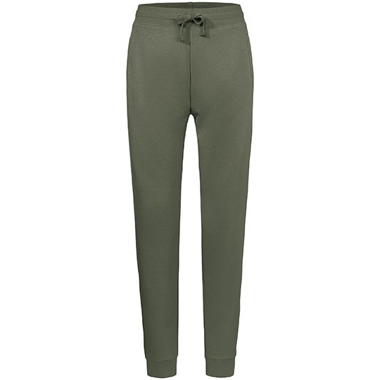 Spodnie Dresowe Meskie Czesana Bawelna Z268M - Olive