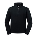 Bluza Męska 1 4 Zip Bawełniana Z270M - Black
