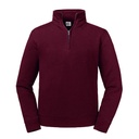Bluza Męska 1 4 Zip Bawełniana Z270M - Burgundy