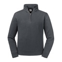 Bluza Męska 1 4 Zip Bawełniana Z270M - Convoy Grey (Solid)
