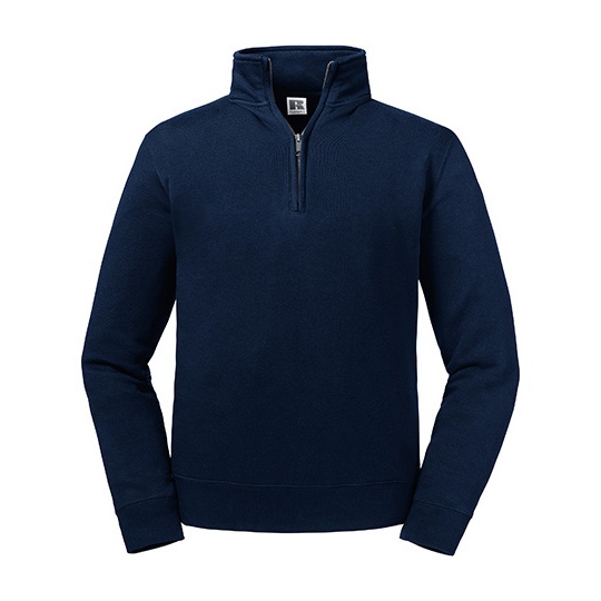 Bluza Meska 1 4 Zip Bawelniana Z270M - French Navy