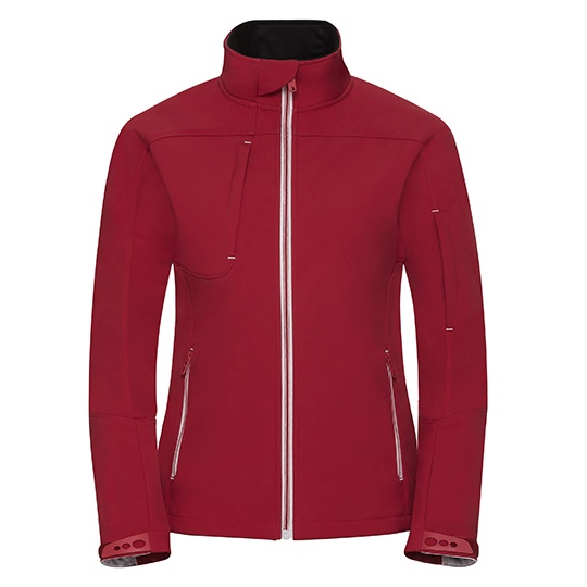Damska kurtka softshell slim Z410F - Classic Red