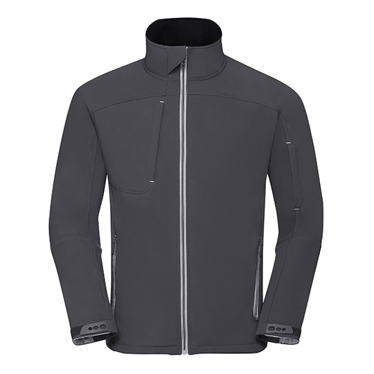 Męska kurtka softshell Z410M - Iron Grey