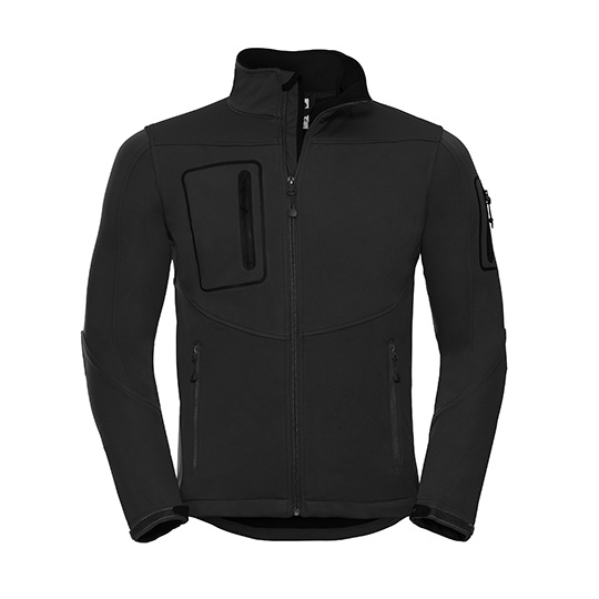 Kurtka Klasyczna Softshell Wodoodporna Z520 - Black