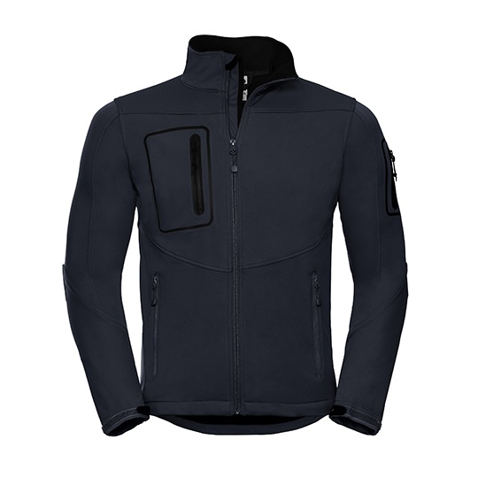 Kurtka Klasyczna Softshell Wodoodporna Z520 - French Navy