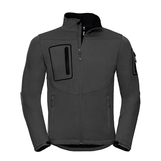 Kurtka Klasyczna Softshell Wodoodporna Z520 - Titanium (Solid)