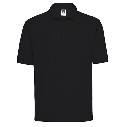 Męska Koszulka Polo Klasyczna Z539 - Black