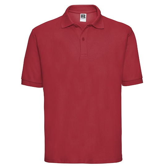 Męska koszulka polo klasyczna Z539 - Bright Red