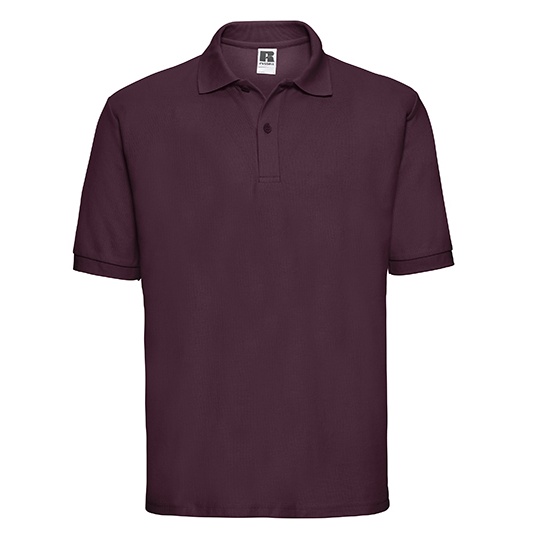 Koszulka Polo Meska Klasyczna Pika Z539 - Burgundy