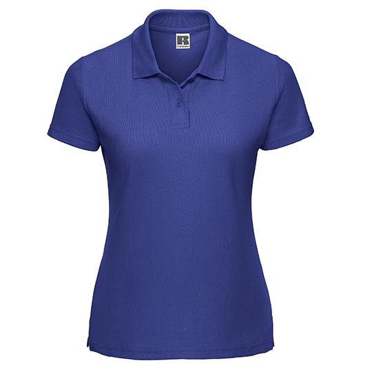 Koszulka Polo Damska Klasyczna Pika Bawelna Poliester Z539F - Bright Royal