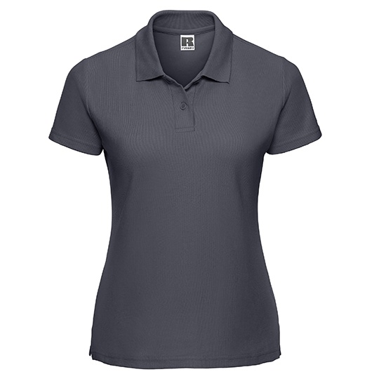 Koszulka Polo Damska Klasyczna Pika Bawelna Poliester Z539F - Convoy Grey (Solid)