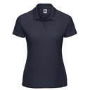 Koszulka Polo Damska Klasyczna Pika Bawełna Poliester Z539F - French Navy