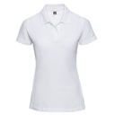 Koszulka Polo Damska Klasyczna Pika Bawełna Poliester Z539F - White