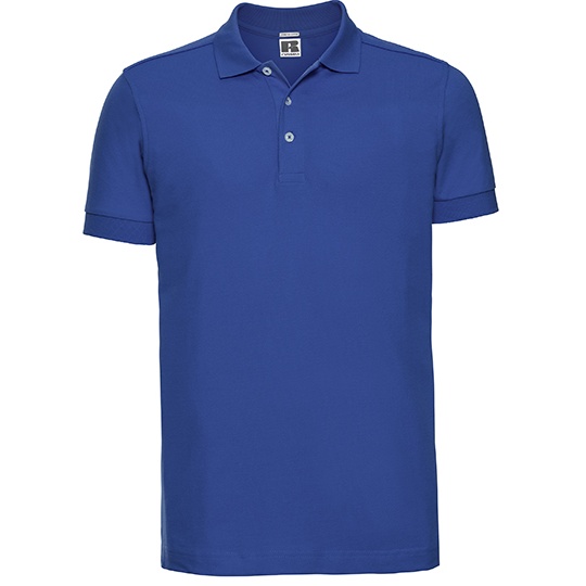 Koszulka Polo Meska Slim Pika Stretch Z566 - Azure Blue