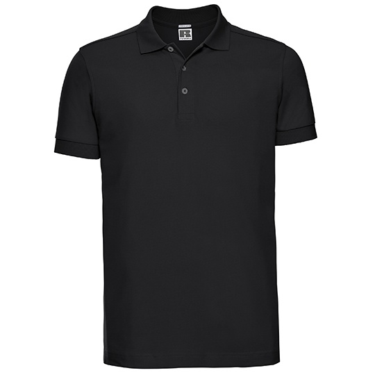 Koszulka Polo Meska Slim Pika Stretch Z566 - Black