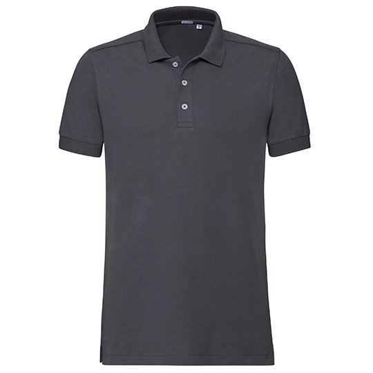 Koszulka Polo Meska Slim Pika Stretch Z566 - Convoy Grey (Solid)